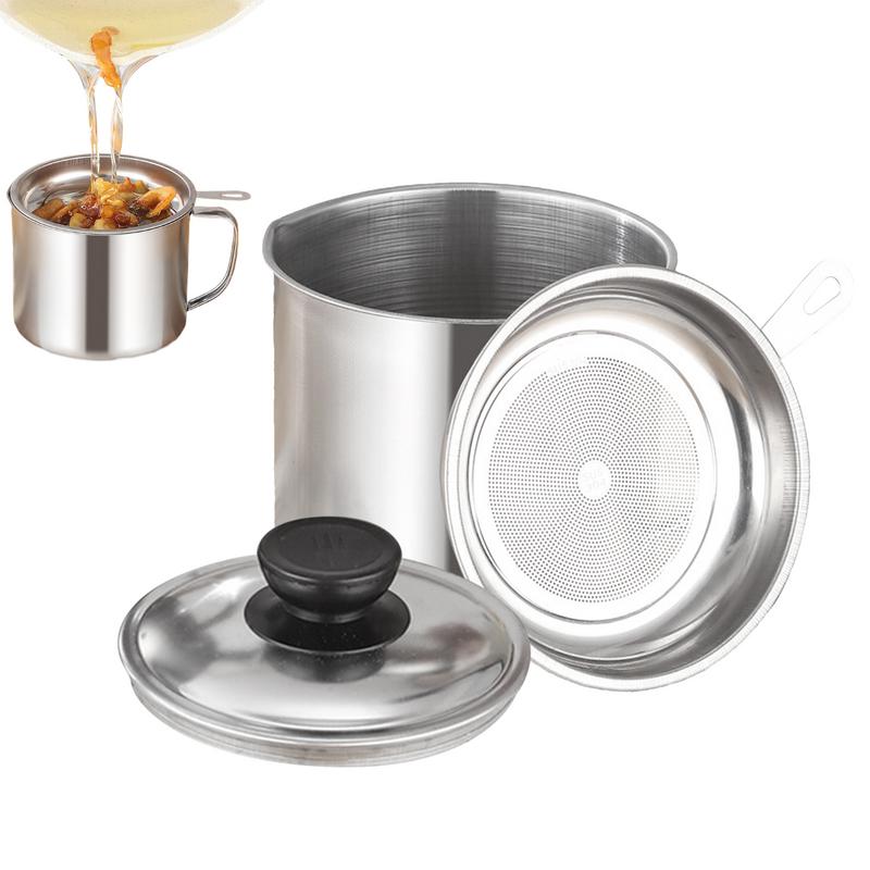 Stainless Steel Oil Filter Kit - Home Cooking Oil Filter 评论和价格