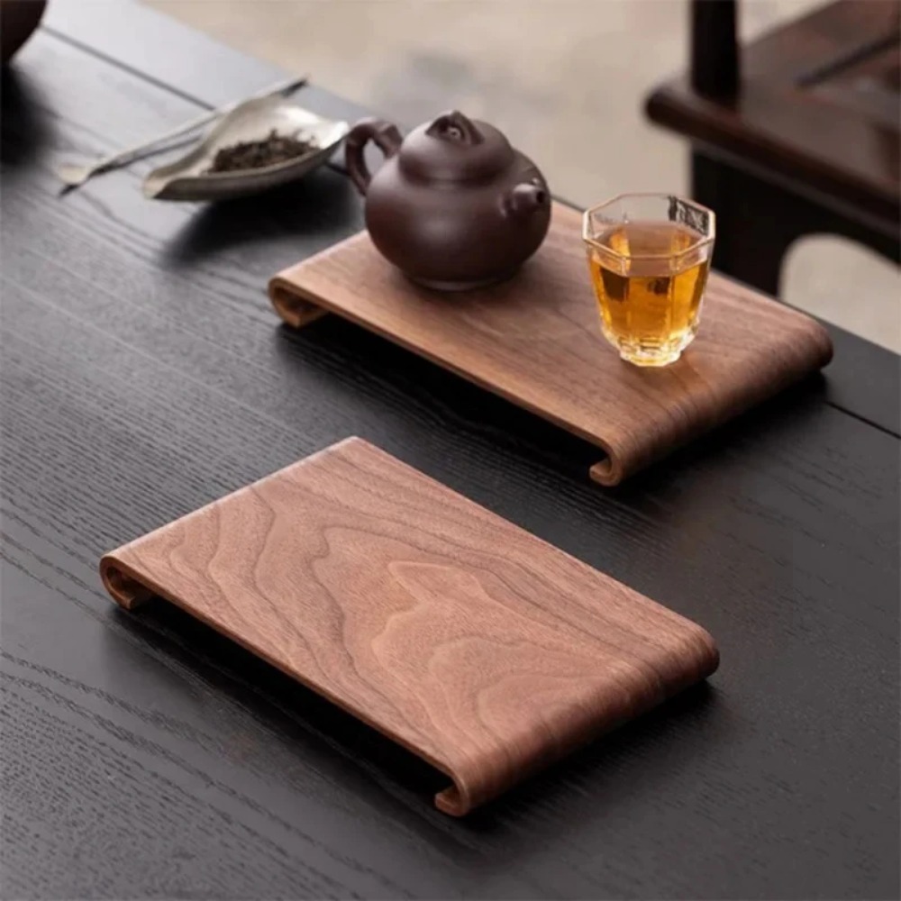 Wooden Coffee Tea Tray Rectang - Home Cooking Dishes 评论和价格