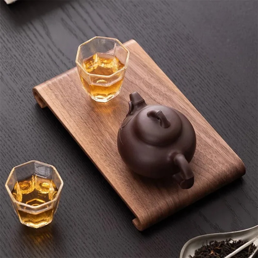 Wooden Coffee Tea Tray Rectang - Home Cooking Dishes 评论和价格