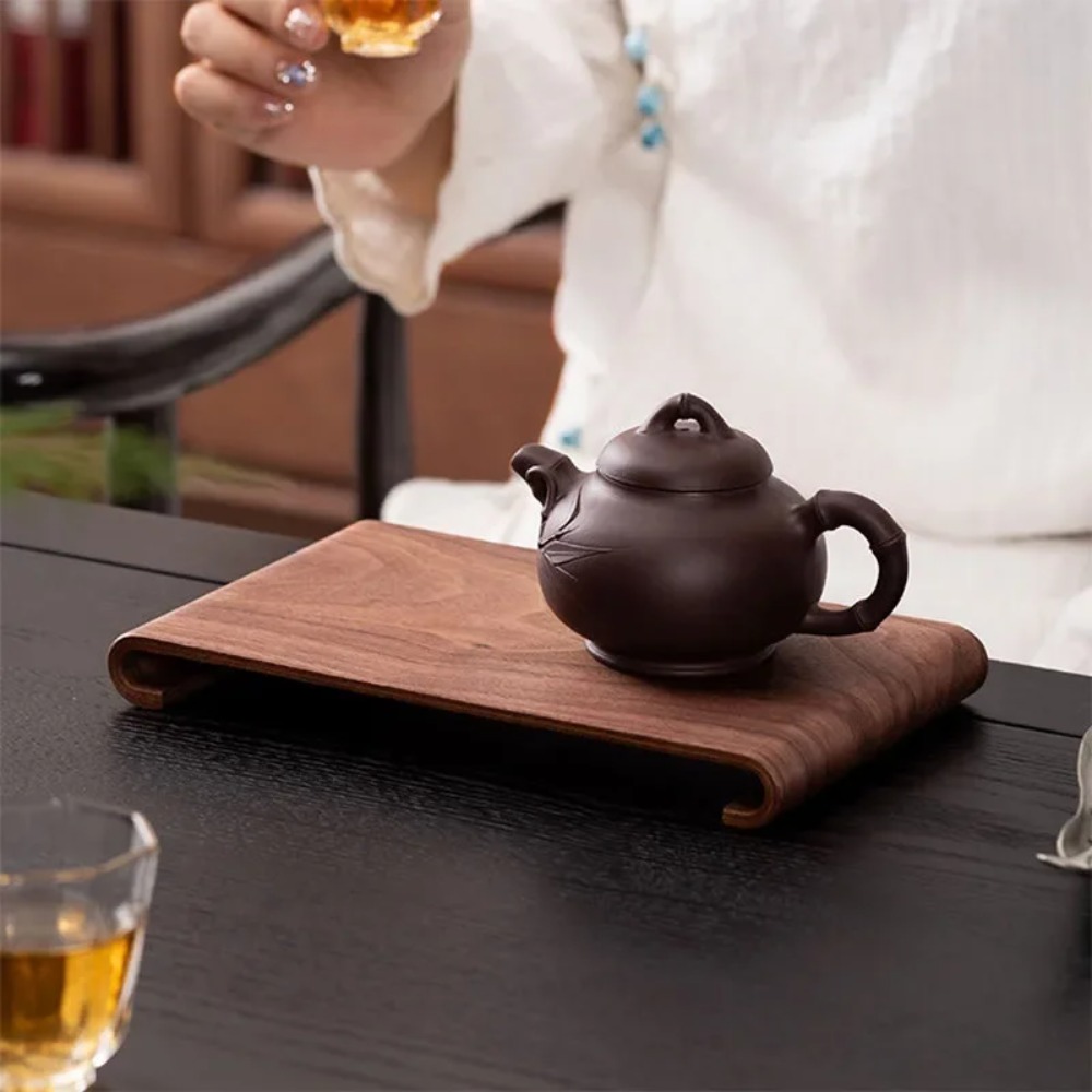 Wooden Coffee Tea Tray Rectang - Home Cooking Dishes 评论和价格