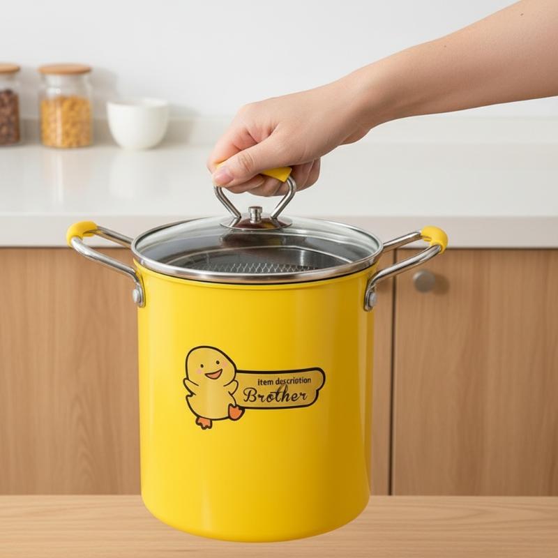 2/3L Deep Fryer Pot Stainless  - Home Cooking Oil Filter 评论和价格