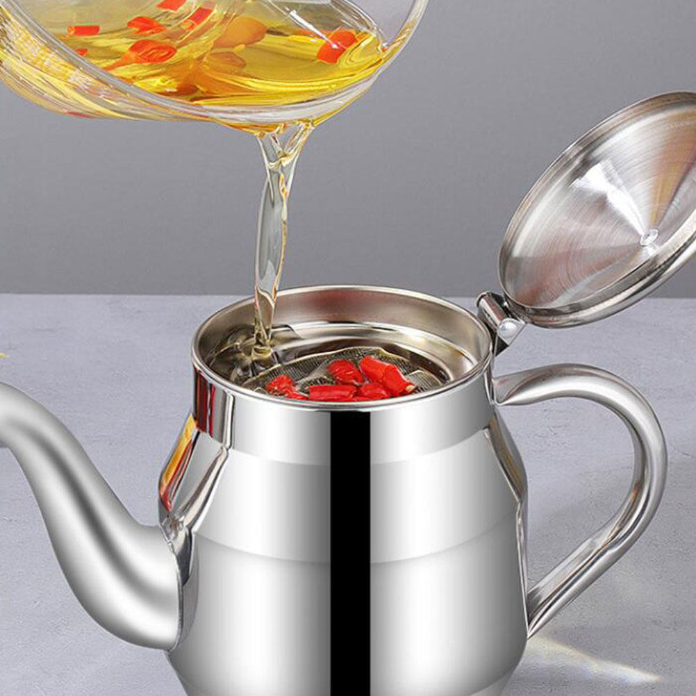 Stainless Steel Oil Can Kitche - Home Cooking Oil Filter 评论和价格