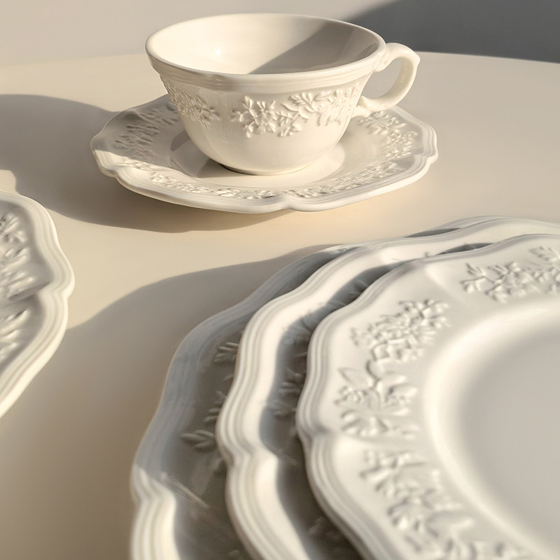 Alice Relief Ceramic Tableware - Home Cooking Dishes 评论和价格
