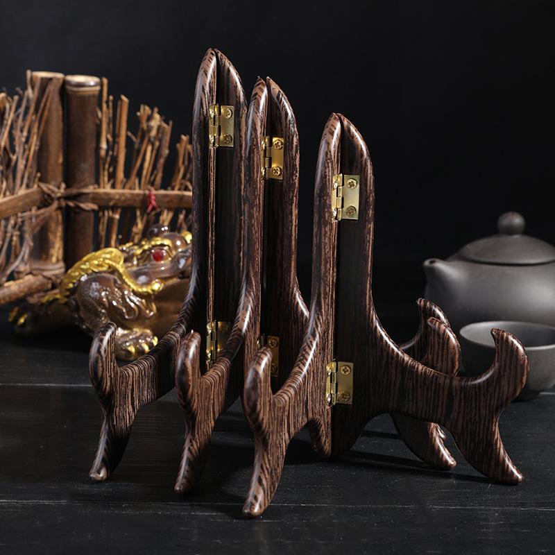 1Pc Vintage Wooden Dish Displa - Home Cooking Dishes 评论和价格