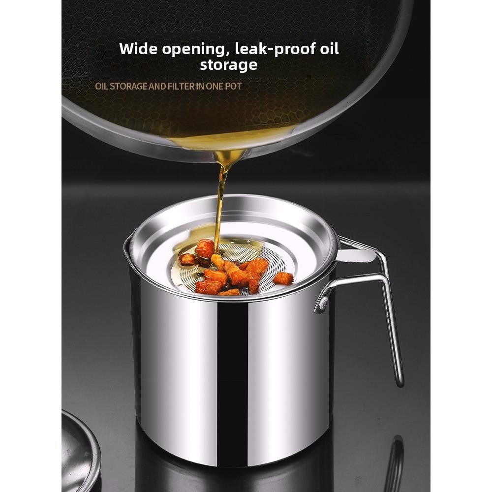Stainless Steel Oil Bottle Fil - Home Cooking Oil Filter 评论和价格